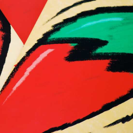 Chili's menu cover detail photograph featuring a fun chalk illustration of the Chili's pepper logo.